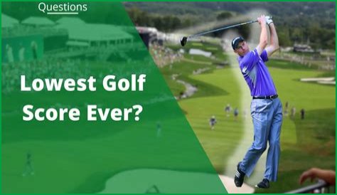 What's the lowest Masters score ever?